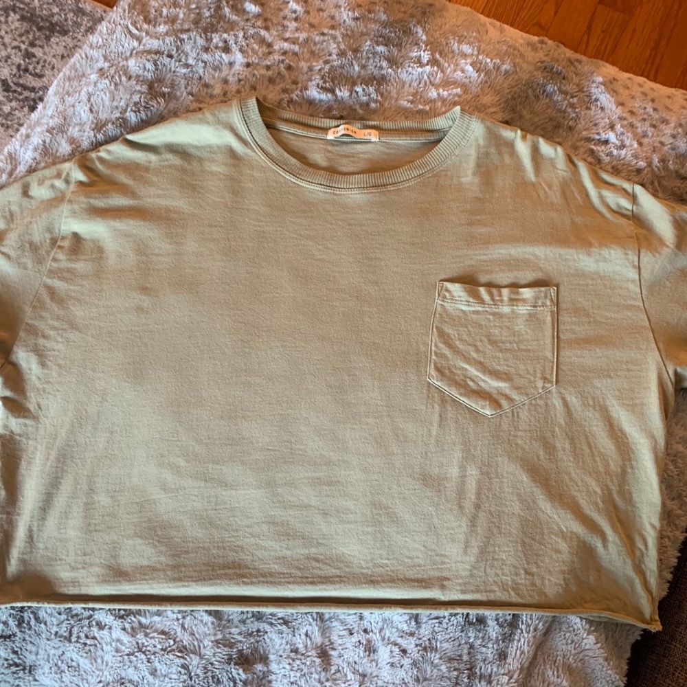 Beige crop top